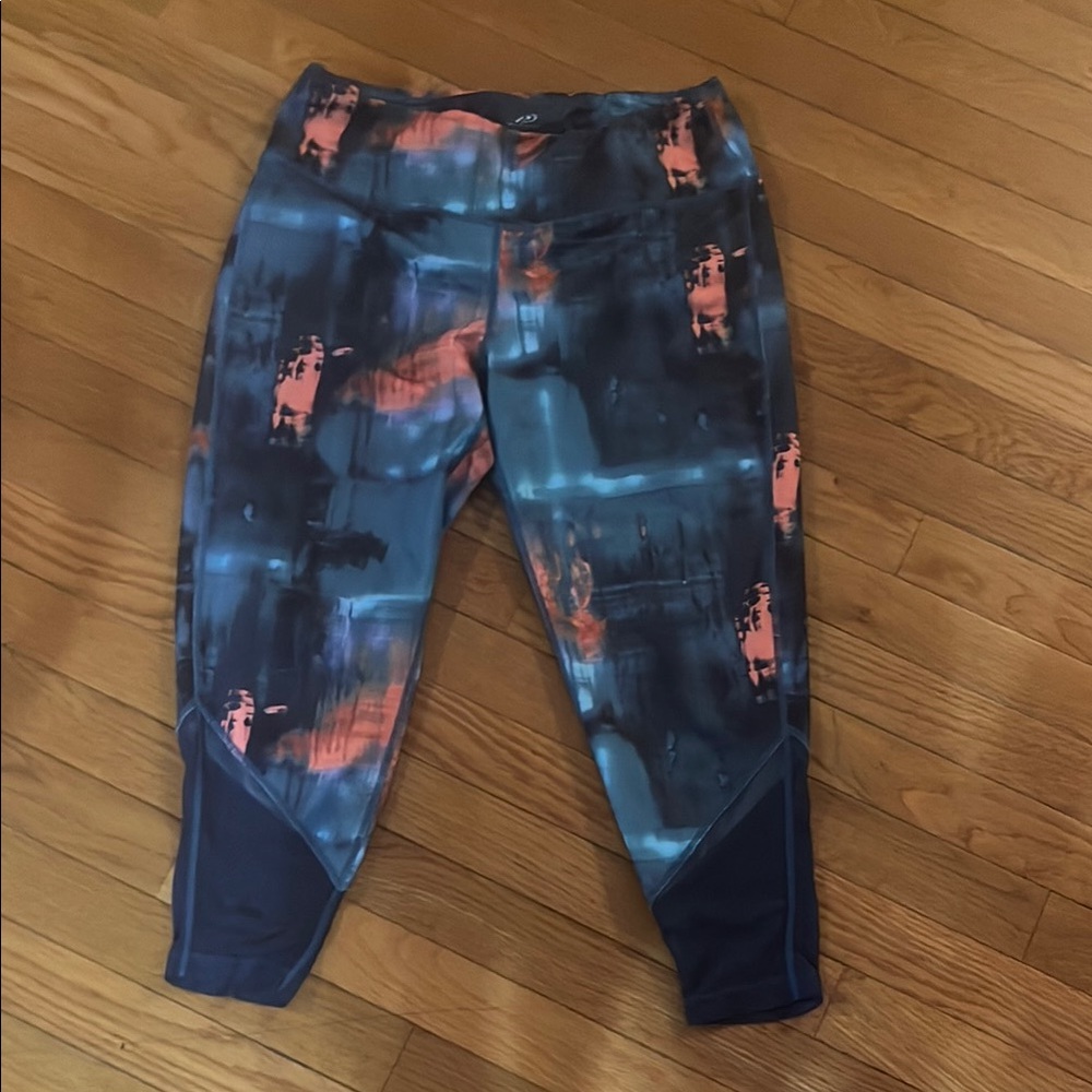 Pro Player Blue and Orange Leggings